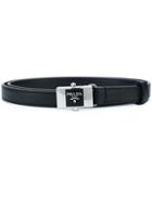 Prada Branded Buckle Belt - Black