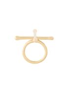 Noritamy 'x Joints' Ring, Women's, Size: M 1/2, Metallic