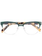 Prada Eyewear Square Frame Glasses - Green