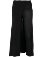 Jacquemus Skirt Overlay Trousers - Black