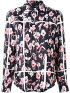 Marc Jacobs Floral Print Shirt, Women's, Size: 8, Black, Silk