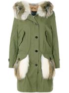 Ermanno Scervino Fur Pocket Parka - Green