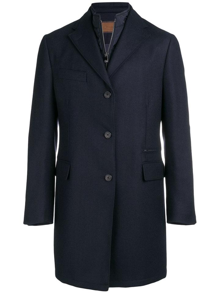 Corneliani Tailored Coat - Blue