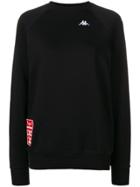 Kappa Kontroll Logo Embroidered Sweatshirt - Black
