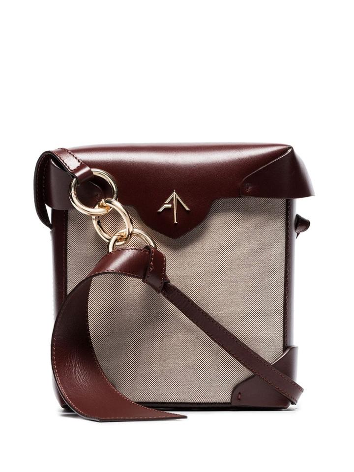 Manu Atelier Mini Pristine Combo Shoulder Bag - Neutrals