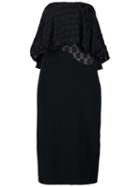 Cushnie Et Ochs Strapless Embossed Polka Dots Dress