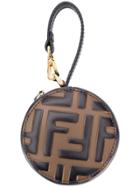 Fendi Monogram Logo Tote Bag - Brown