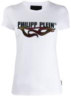 Philipp Plein Ss Destroyed T-shirt - White