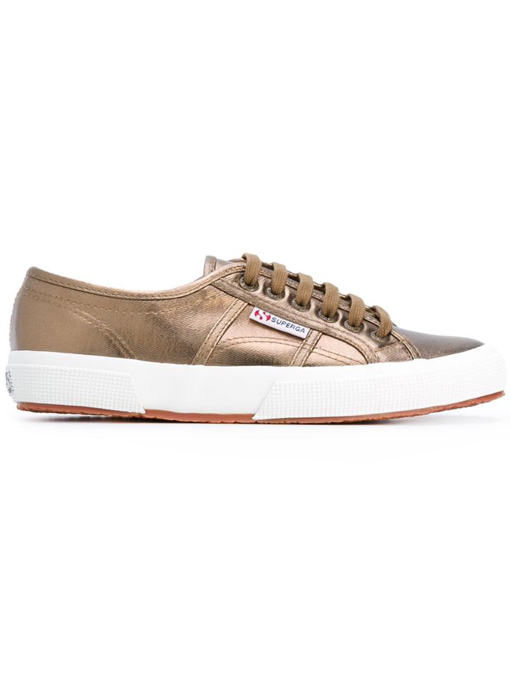 Superga Classic Lace-up Sneakers - Yellow & Orange