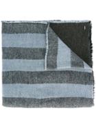 Diesel 'blanket' Scarf, Men's, Blue, Acrylic/cotton/wool/polyester