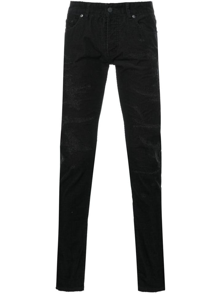 Hl Heddie Lovu Skinny Jeans, Men's, Size: 31, Black, Cotton/polyester/polyurethane