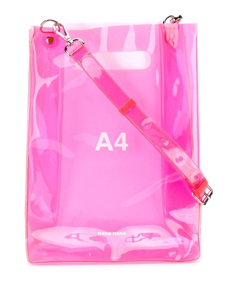 Nana-nana 'a4' Sheer Tote Bag - Pink