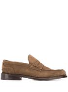 Trickers Suede Loafers - Brown