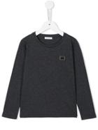 Dolce & Gabbana Kids Long Sleeve T-shirt, Girl's, Size: 6 Yrs, Grey