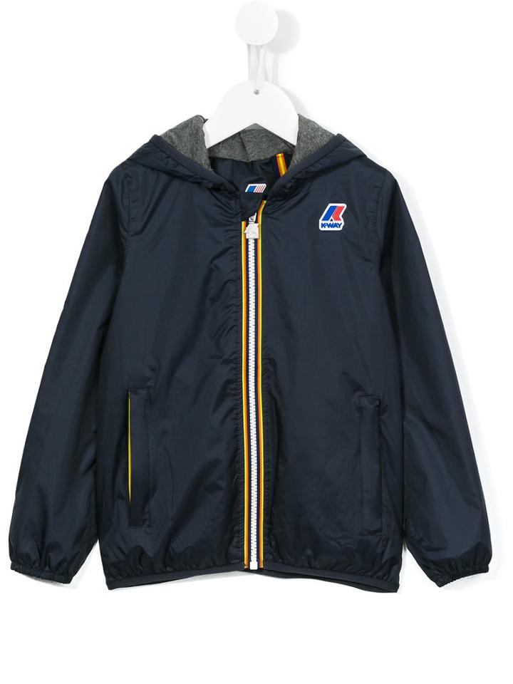K Way Kids Jacques Jacket, Boy's, Size: 10 Yrs, Blue