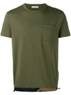 Moncler Camouflage Trim T-shirt, Men's, Size: Xxl, Green, Cotton/polyamide