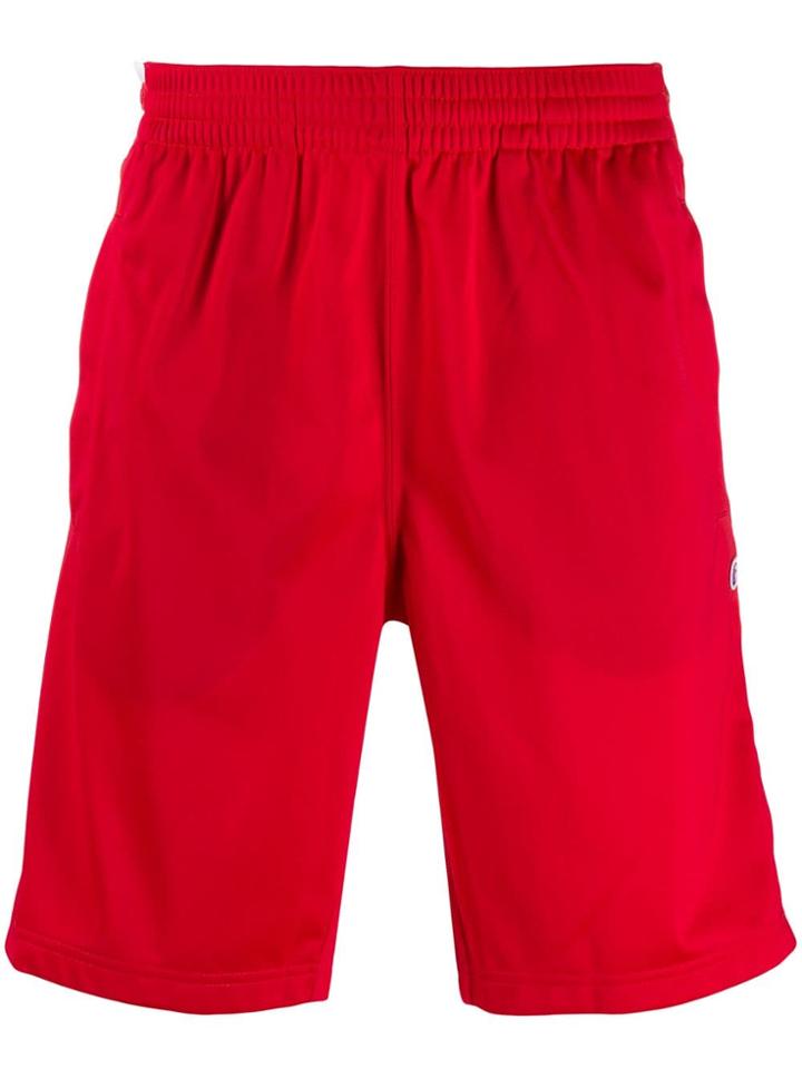 Champion Reverse Weave Buttoned Shorts - Red