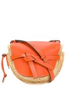 Loewe Raffia Cross Body Bag - Orange