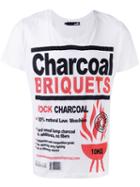 Love Moschino - Charcoal Print T-shirt - Men - Cotton - S, White, Cotton