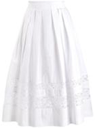Escada Sport Cut Out Lace Skirt - White