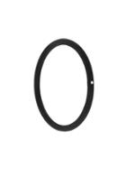 Rubber And Diamond Bracelet, Adult Unisex, Black, Andre Ribeiro