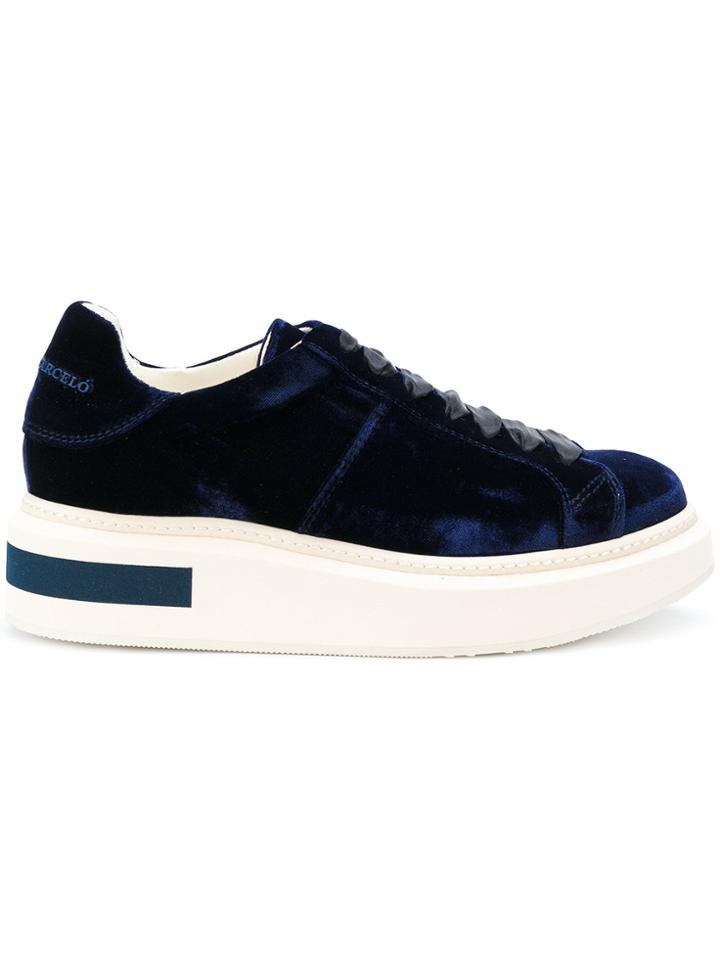 Manuel Barceló Platform Lace-up Sneakers - Blue