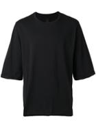 Thom Krom Flared Sleeve T-shirt, Men's, Size: Small, Black, Cotton