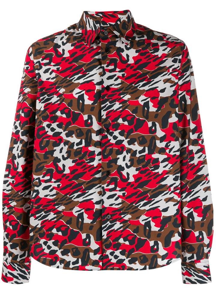 Marni Printed Long Sleeve Shirt - White