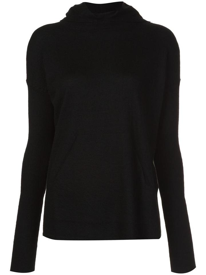 Rick Owens Hooded Jumper, Women's, Size: Small, Black, Cashmere