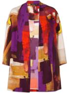 Natori Printed Kimono - Purple