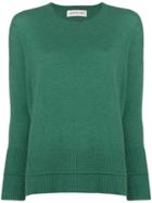 Lamberto Losani Round Neck Sweater - Green
