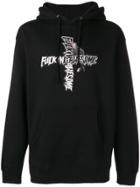 Fucking Awesome Logo Print Hoodie - Black