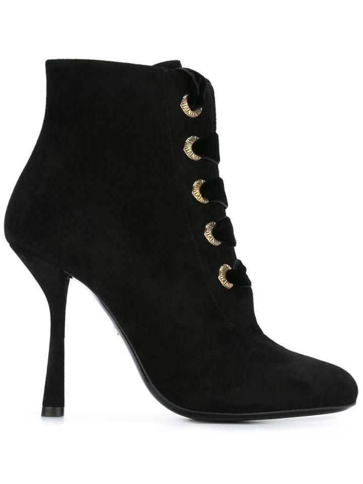 Lanvin Lace-up Ankle Boots - Black