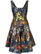 Zac Zac Posen Dita Floral Print Dress - Black