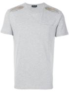 Alexander Mcqueen - Feather Embroidered T-shirt - Men - Cotton - S, Grey, Cotton
