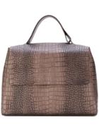 Orciani Boxy Tote - Brown