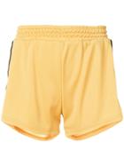 Chiara Ferragni Eye Stripe Jersey Shorts - Yellow