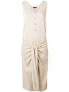 Joseph Tied Front Knitted Dress - Neutrals