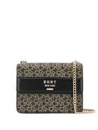 Dkny Monogram Shoulder Bag - Neutrals