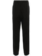 Fendi Ff Logo Stripe Sweat Pants - Black