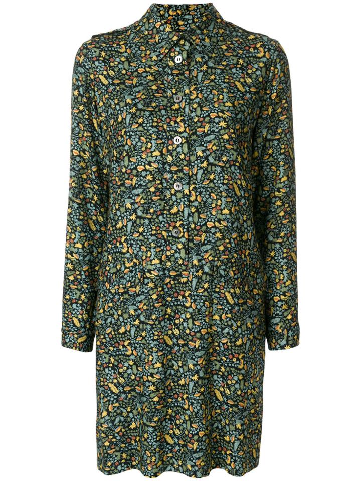 A.p.c. Floral Buttoned Dress - Multicolour