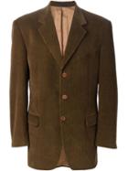 Burberry Vintage Corduroy Blazer, Men's, Size: 52, Brown