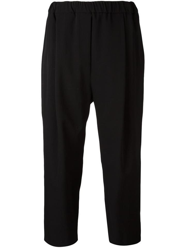 Damir Doma 'poe' Trousers, Women's, Size: Medium, Black, Virgin Wool