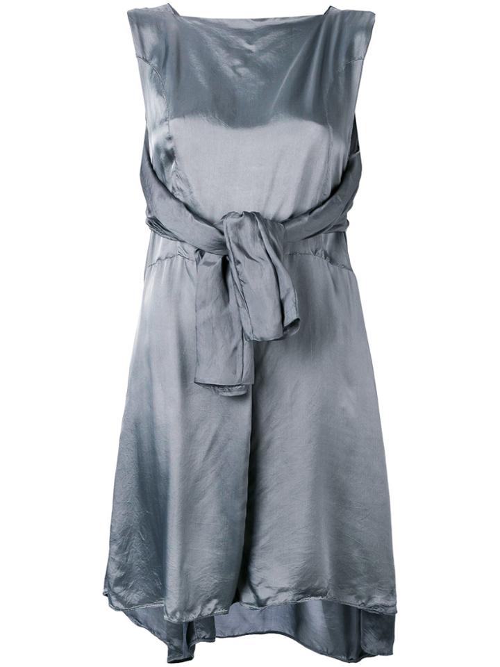 Maison Margiela Tie Front Dress - Grey