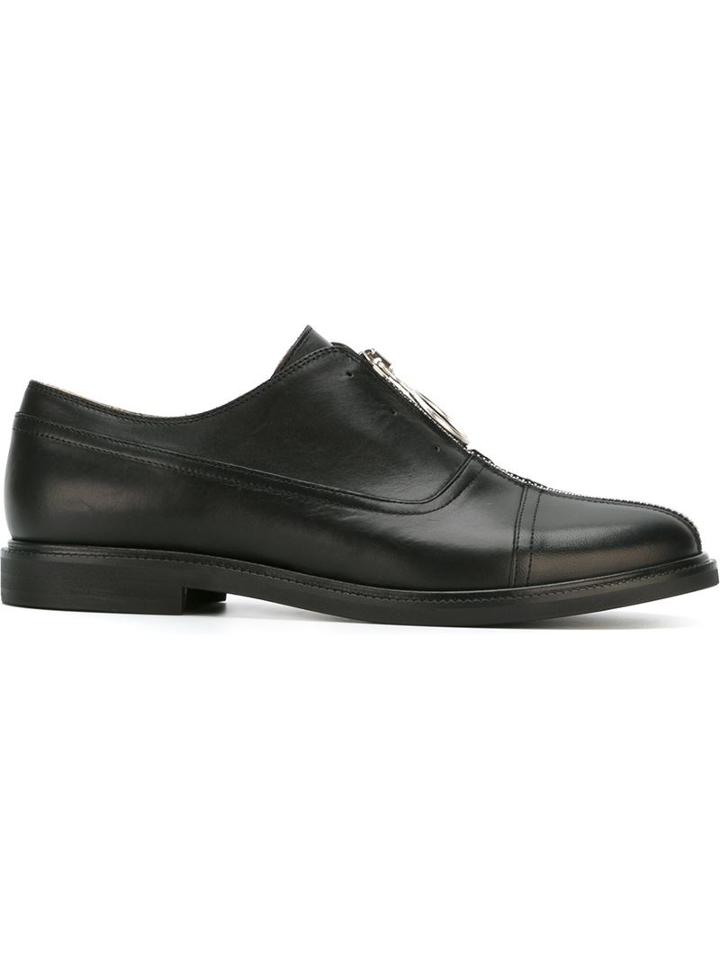 Mm6 Maison Margiela Front Zip Oxford Shoes
