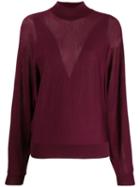 Alberta Ferretti Fine Knit Jumper - Red