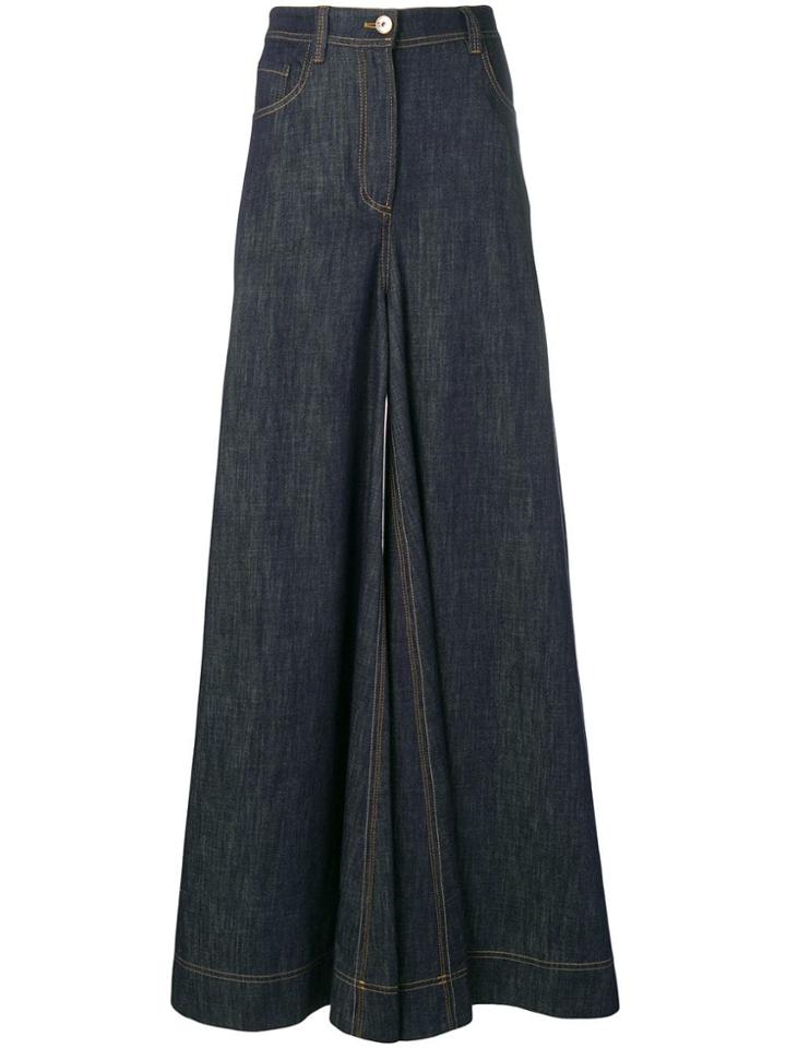 Brunello Cucinelli Palazzo Fit Jeans - Blue