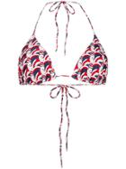 La Doublej Faccine Bikini Top - Blue