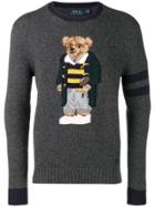 Polo Ralph Lauren Teddy Bear Knitted Jumper - Grey
