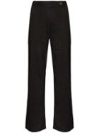 Usisi Stella Wide-leg Cropped Trousers - Black